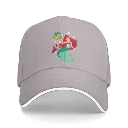 Little Mermaid Ariel Friends Y2K Baseball Cap