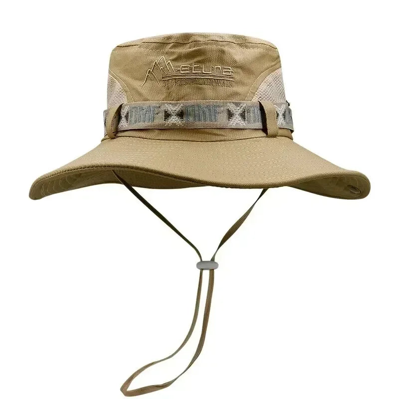 UV Protection Wide Brim Outdoor Bucket Hat
