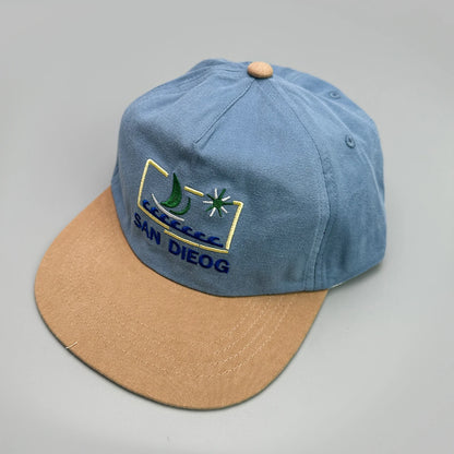 Street Color Block Letter Snapback Cap