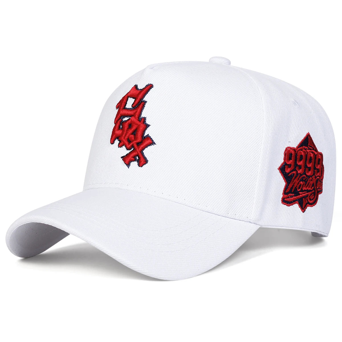 Unisex SOX Letter Embroidered Adjustable Baseball Cap
