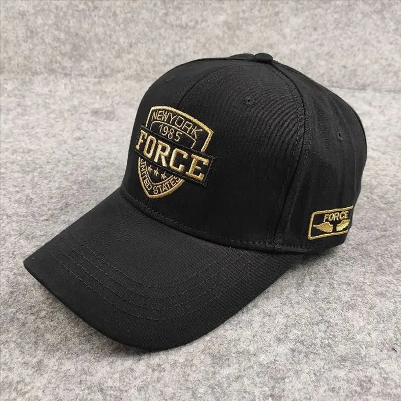 Structured Embroidered Adjustable Baseball Cap