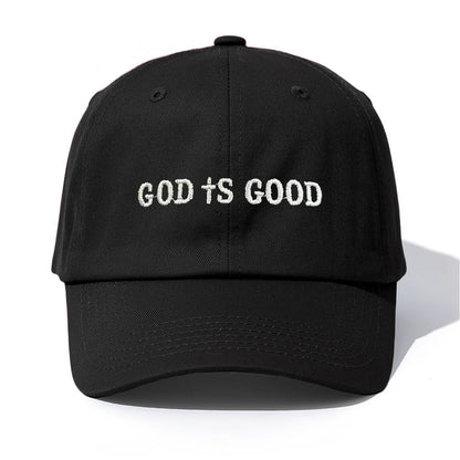 God Is Good Embroidery Dad Baseball Cap