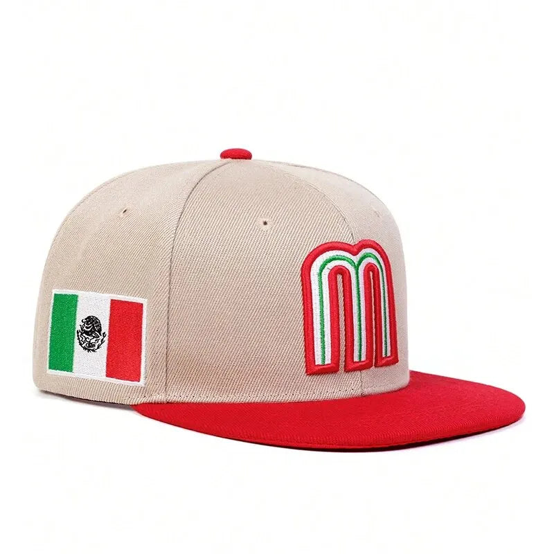 Unisex Simple Letter M Embroidery Hip-hop Hats Outdoor Adjustable