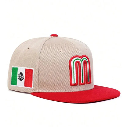 Unisex Simple Letter M Embroidery Hip-hop Hats Outdoor Adjustable