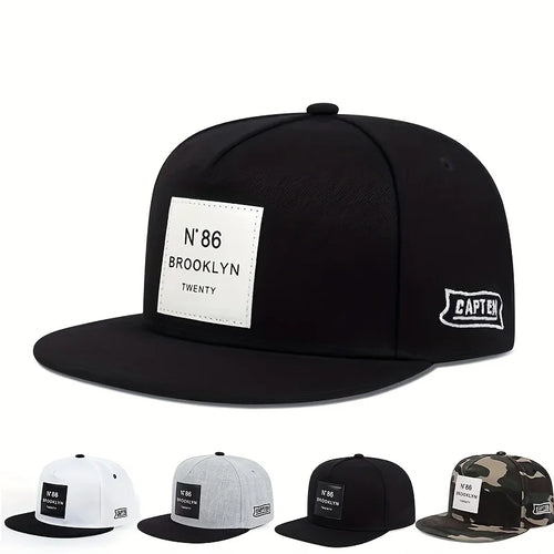 Letter Embroidered Hip Hop Baseball Cap