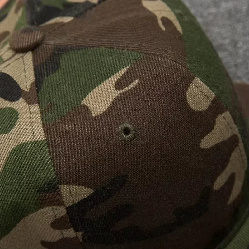 Fashion Camouflage Flat Brim Snapback Baseball Hat
