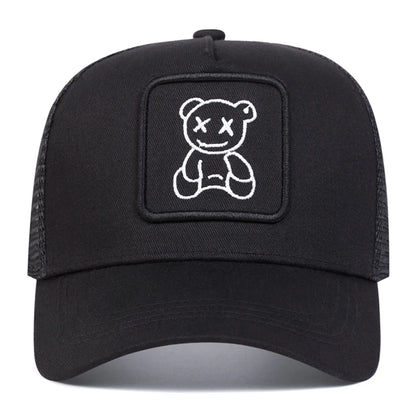 Unisex Little Bear Embroidered Adjustable Baseball Cap