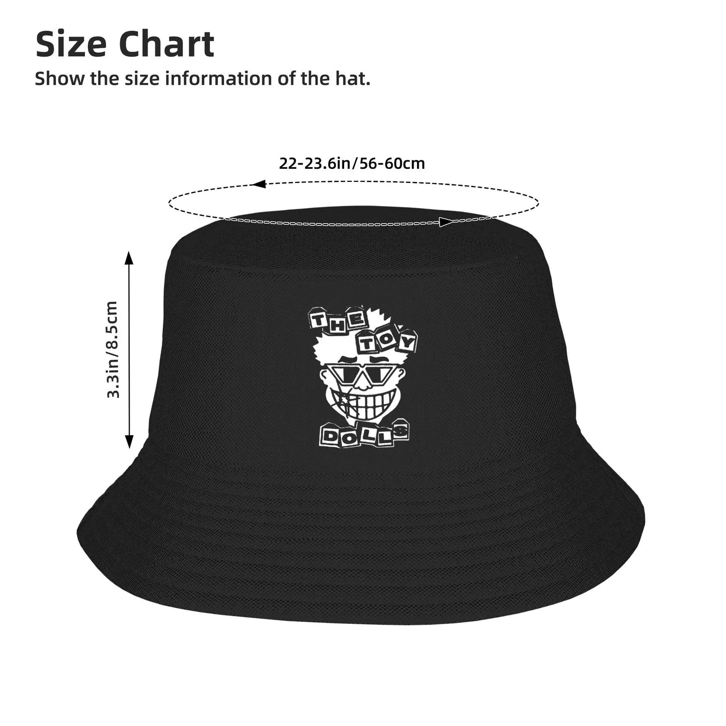 The Toy Dolls Reversible Hip Hop Outdoor Bucket Hat