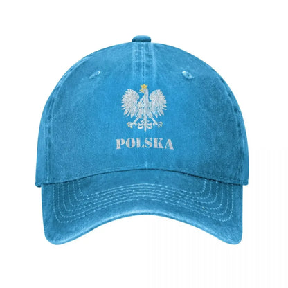 Vintage Poland Eagle Flag Baseball Cap
