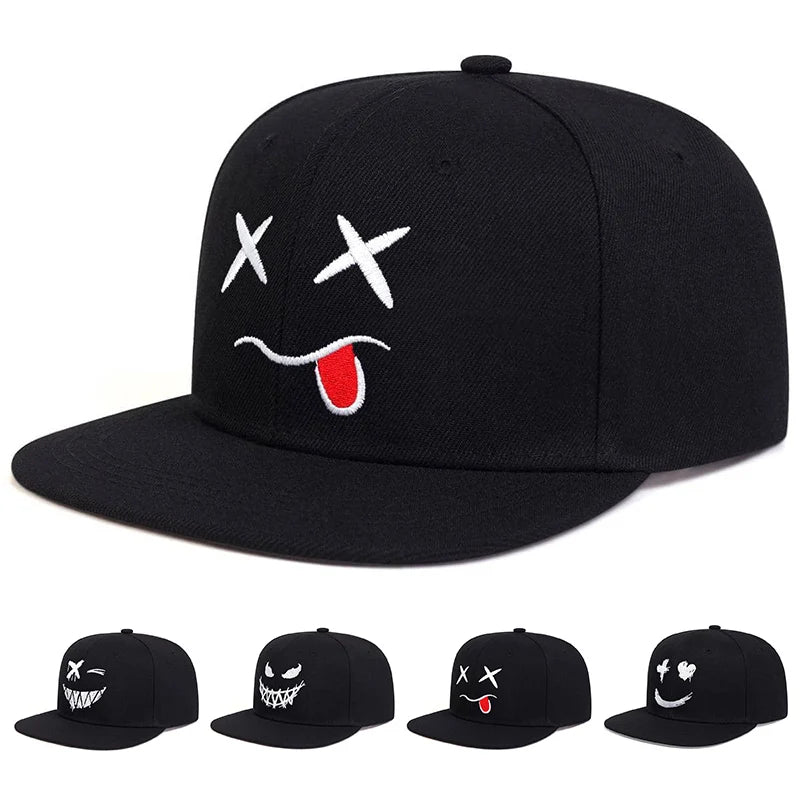 Unisex Embroidered Hip-Hop Snapback Cap Outdoor Sports