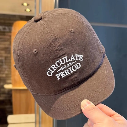 Vintage Letter Duckbill Baseball Cap