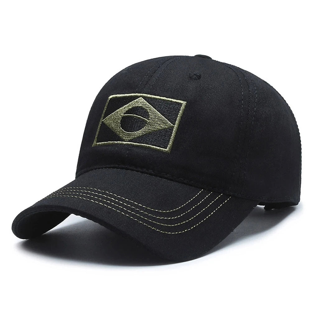 Brazil Flag Summer Snapback Casual Baseball Cap