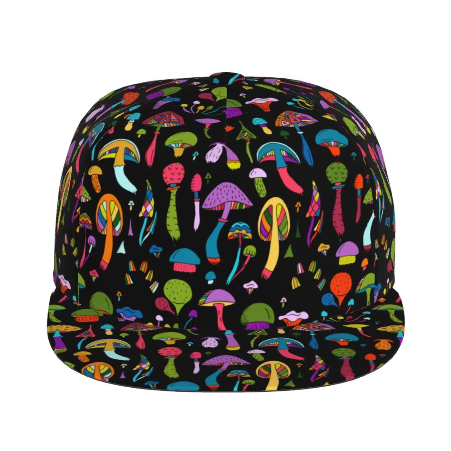 Unisex Colorful Goth Mushroom Snapback Baseball Cap