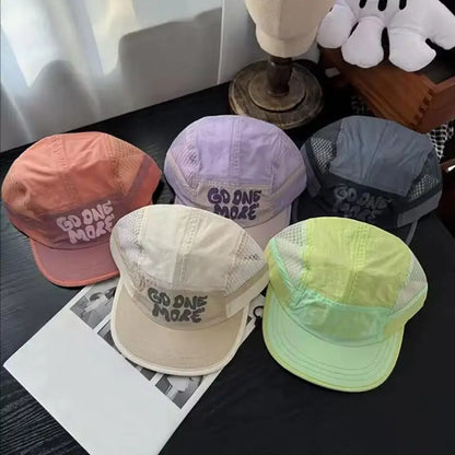 Breathable Sports Running Quick Dry Duckbill Snapback Cap
