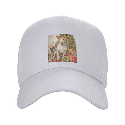 Christmas Staffordshire Bull Terrier Baseball Cap