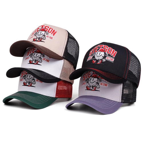 Stetson Snowman Mesh Baseball Cap