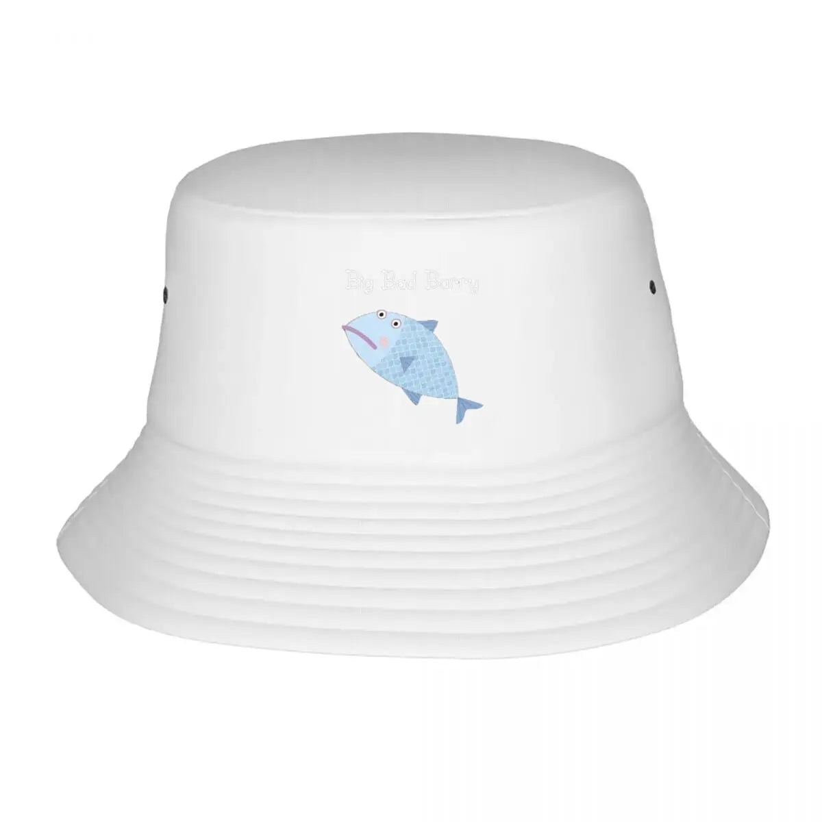 Big Bad Barry Silly Blue Fish Winter Bucket Hat