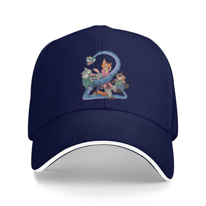 Zootopia Friends Casual Streetwear Snapback Baseball Cap