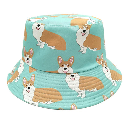 Unisex Animal Print Double Sided Bucket Hat