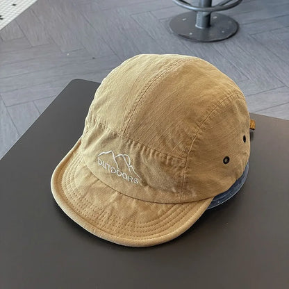 Japanese Five Panel Short Brim Snapback Caps