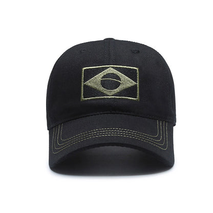 Brazil Flag Summer Snapback Casual Baseball Cap