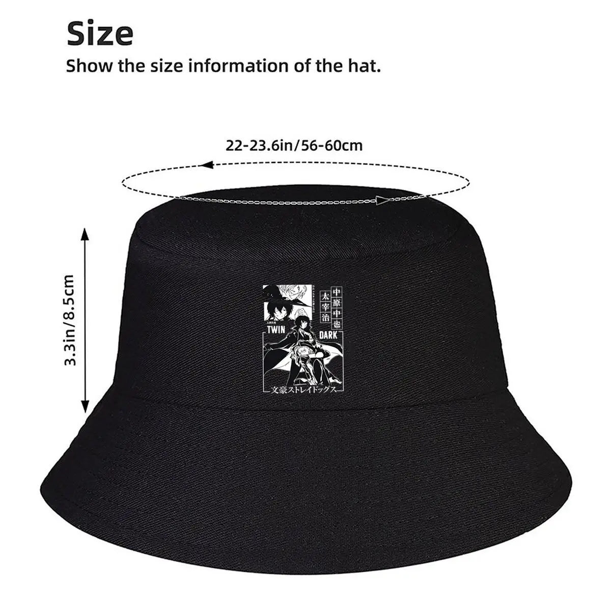 Bungo Stray Dogs Twin Dark Duo Bucket Hat