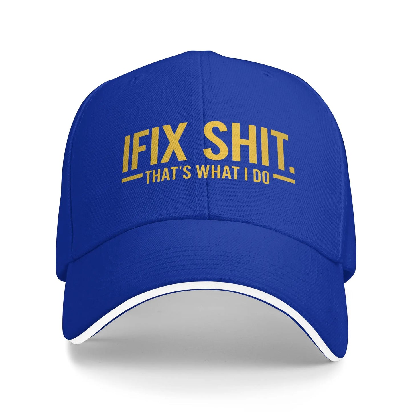 Funny Fix Stuff And Know Things Baseball Cap