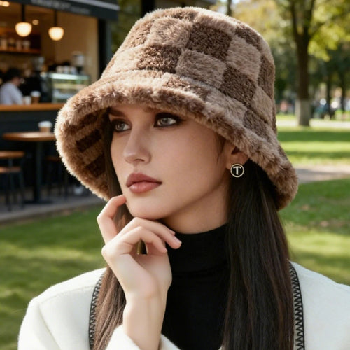 Winter Fleece Earflap Bucket Hat