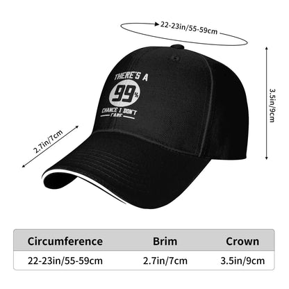 99 Percent Dont Care Y2K Trucker Baseball Cap