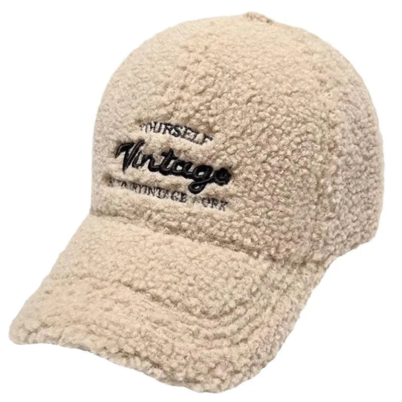 Washed Denim Embroidered Baseball Cap