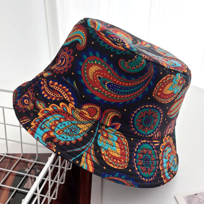 Leaf Pattern Fisherman Bucket Hat
