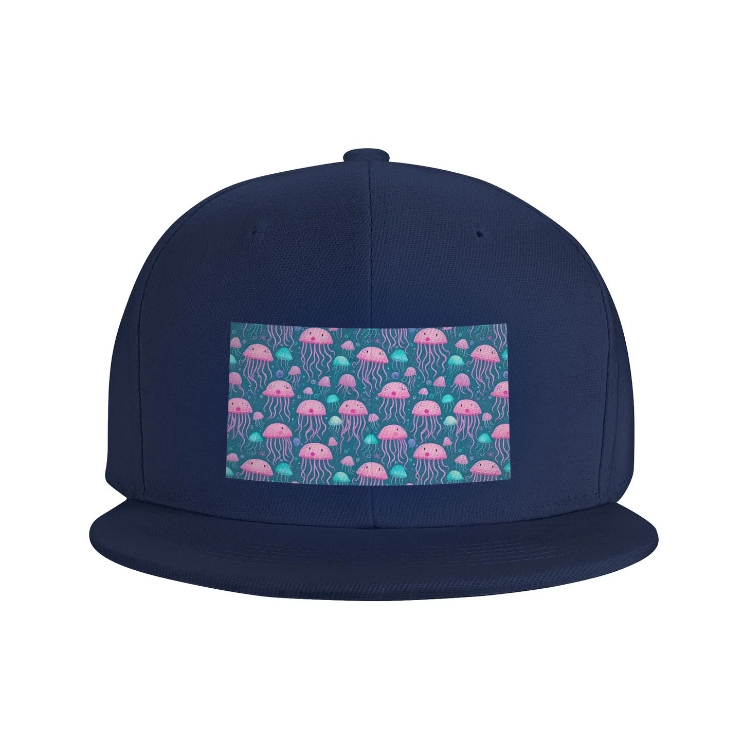 Elegant Jellyfish Marine Life Snapback Cap