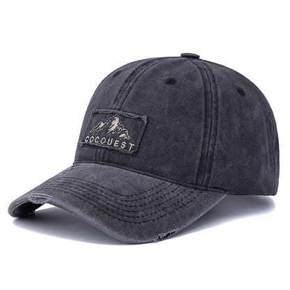 Vintage Mountain Peak Embroidered Baseball Cap