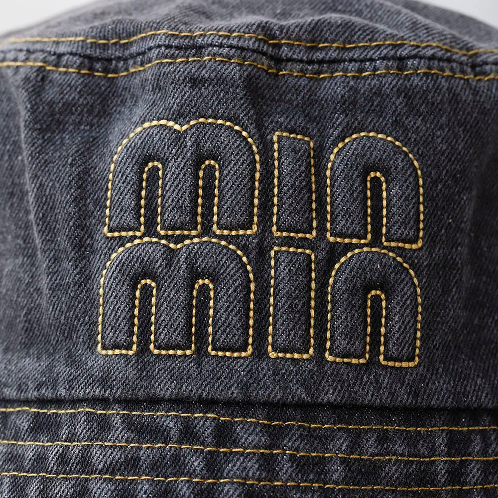 Cool Blue Cowboy Denim String Summer Bucket Hat