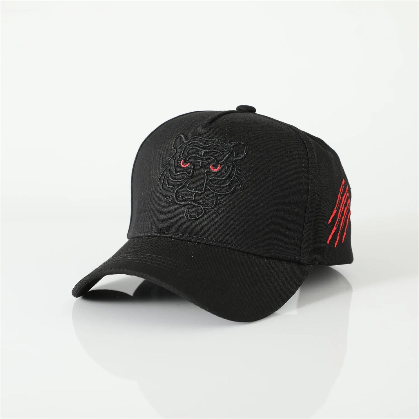 Unisex Tiger Embroidered Hip Hop Baseball Cap
