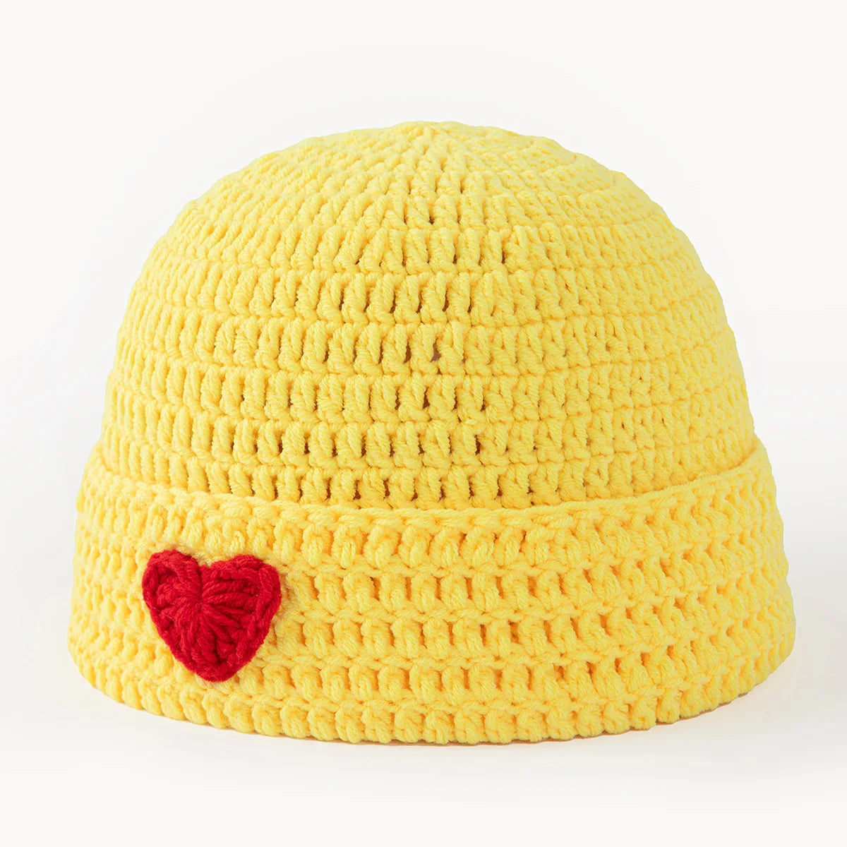 Handmade Crochet Love Yarn Winter Bucket Hat