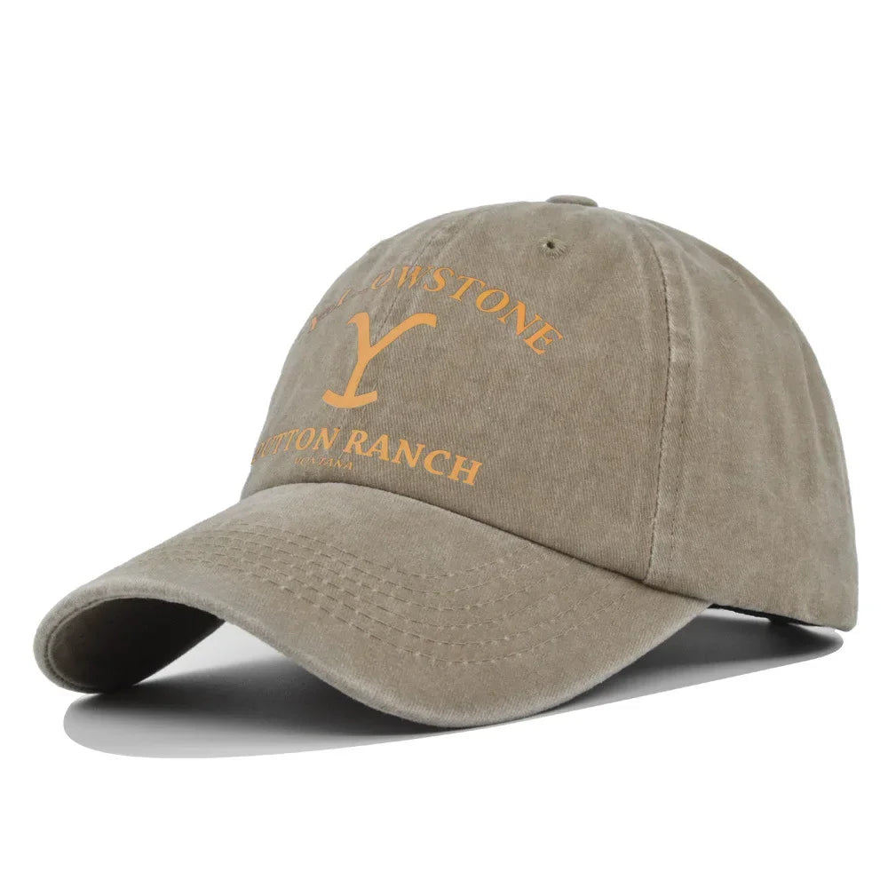 Yellowstone Print Retro Baseball Cap