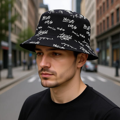 Reversible Printed Sunshade Bucket Hat