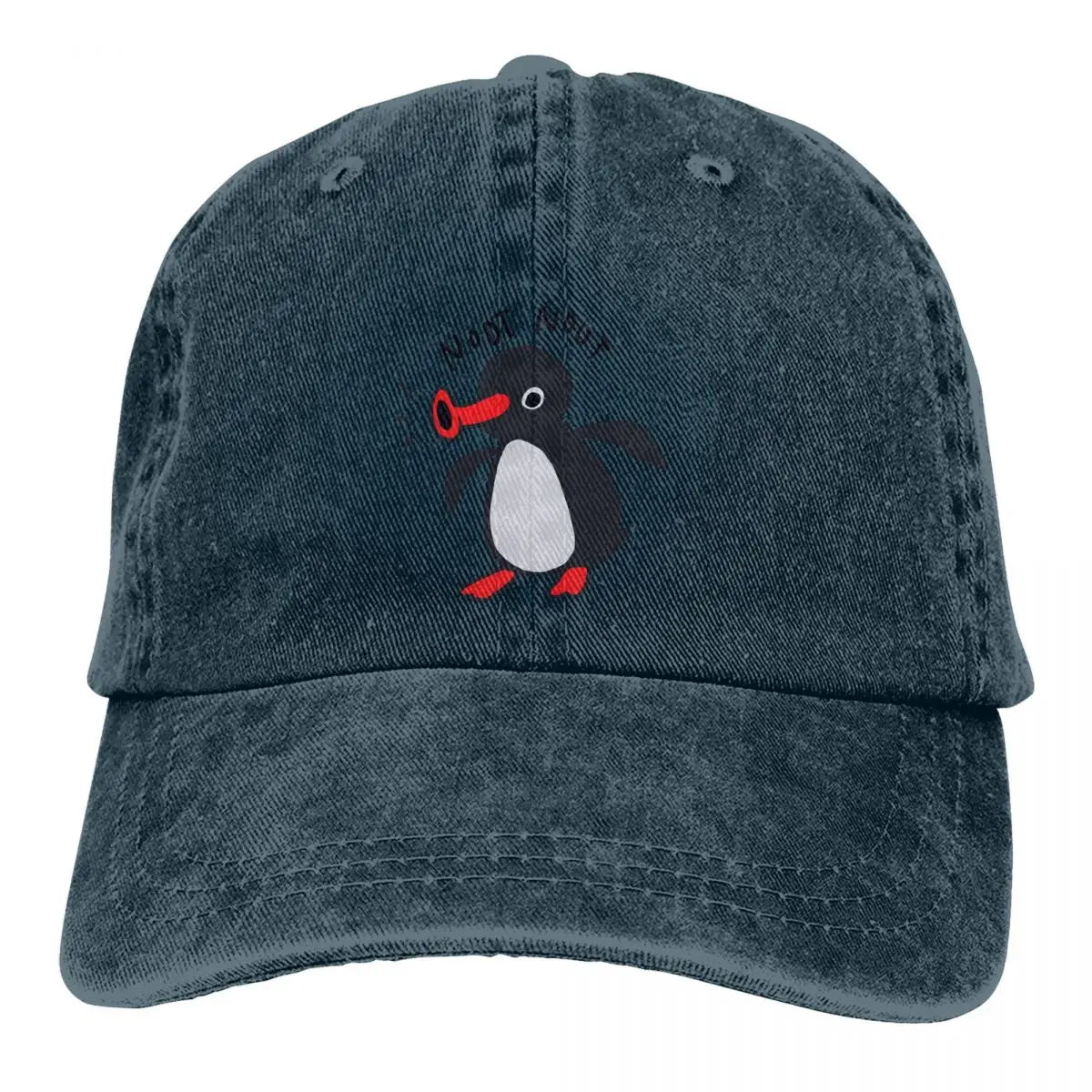Noot Pingu Penguin Snapback Baseball Cap