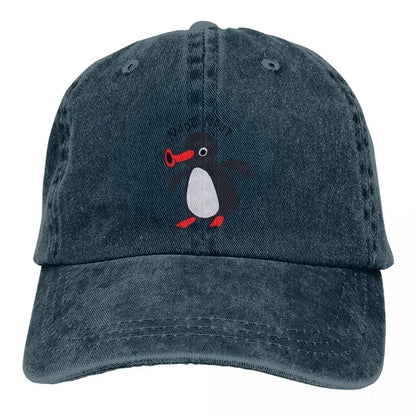 Noot Pingu Penguin Snapback Baseball Cap