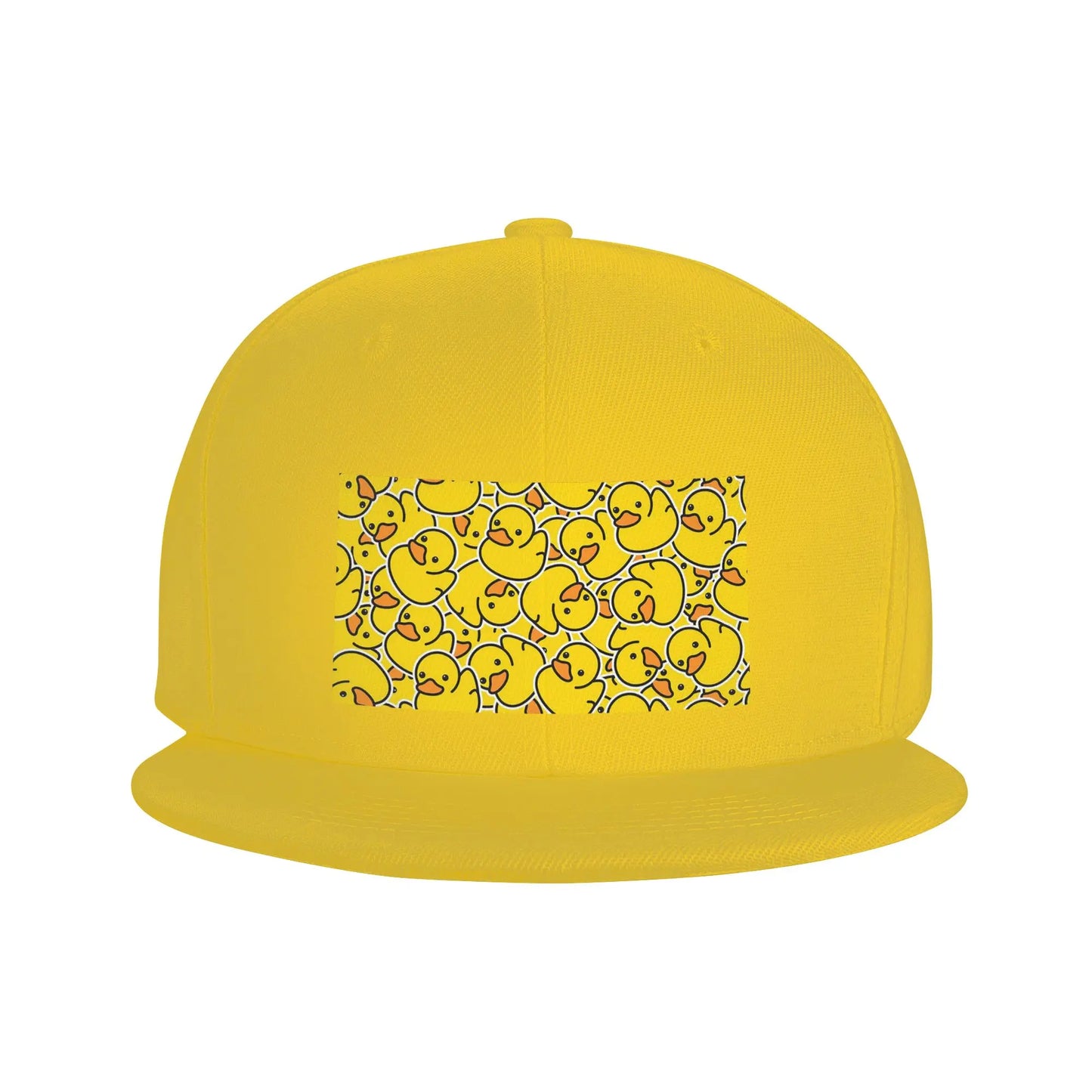 Yellow Rubber Ducks Bathtime Pattern Snapback Cap