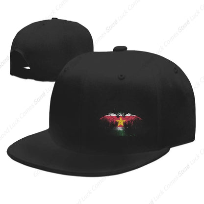 Suriname Eagle Flag Snapback Hat Unisex