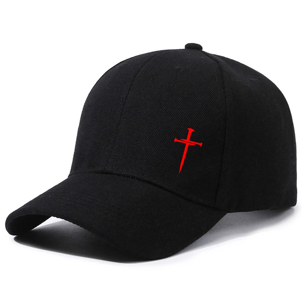 Cross Printing Pattern Unisex Baseball Cap