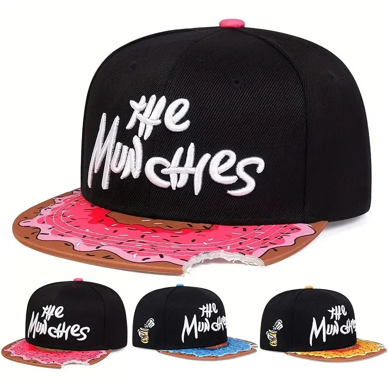 Unisex Letter Embroidery Watermelon Printing Hip-hop Hats