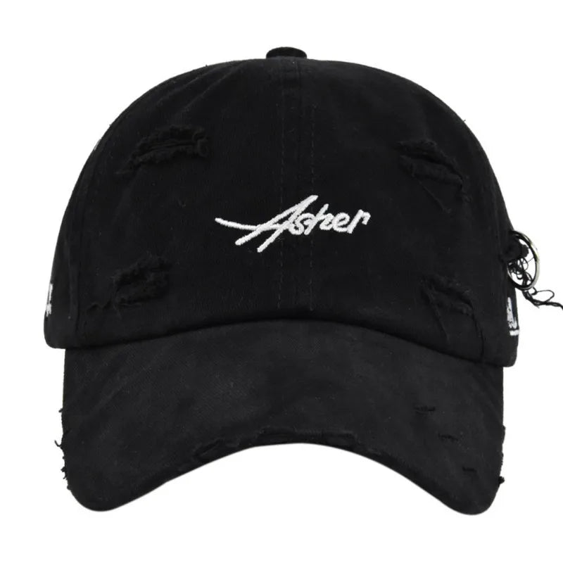 Vintage Washed Distressed Embroidered Unisex Baseball Cap