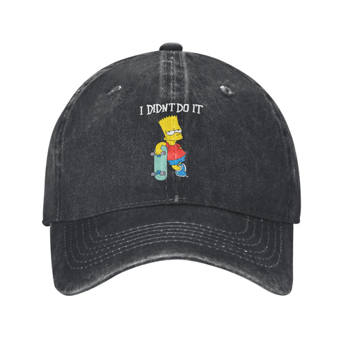 S Simpson Skateboard Casual Baseball Cap