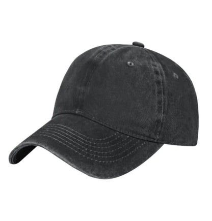 Axolotl Cat Embroidered Denim Baseball Cap