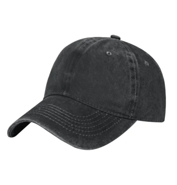Angry T Rex Washed Denim Adjustable Baseball Cap