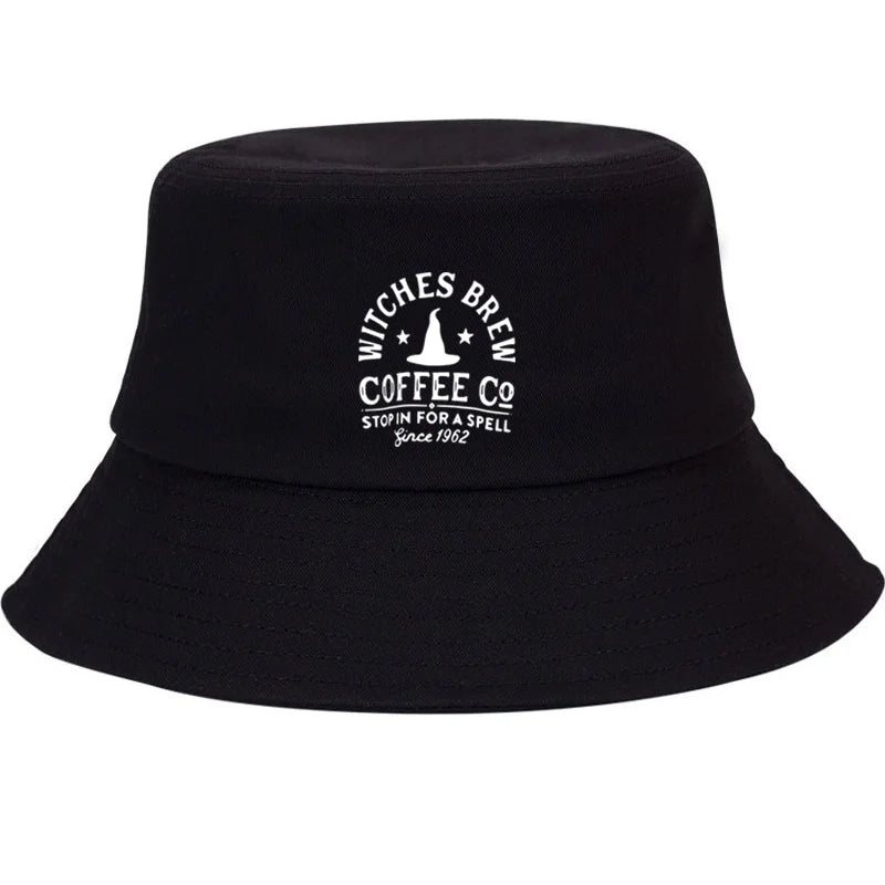 Customize Witches Brew Cotton Halloween Festival Streetwear Bucket Hat