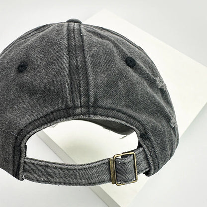 Broken Style Solid Vintage Baseball Cap